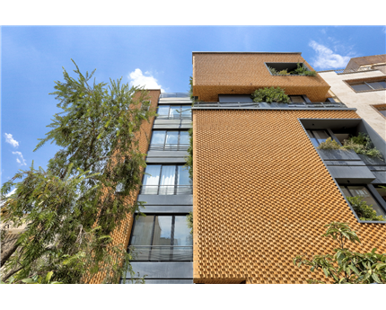 تاثیر پذیری آجرنما در ساختمان 