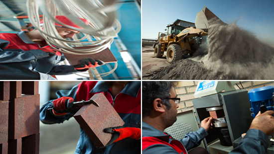 مراحل تولید آجر نسوز برای مصرف صنعت ساختمان